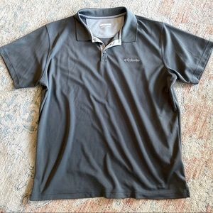 Columbia Mens Grey Golf Polo Shirt